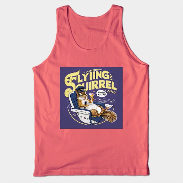 Flying Squirrel Tank Top by Dizgraceland